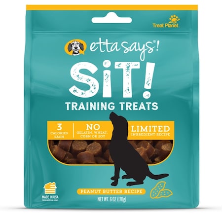 Etta Says! Etta Says! Sit! Peanut Butter Grain Free Training Treats For Dogs 6 oz 44700811